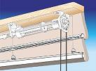Assembled Rollease Headboard With Tube - Alan Richard Textiles, LTD Rollease Workroom Systems