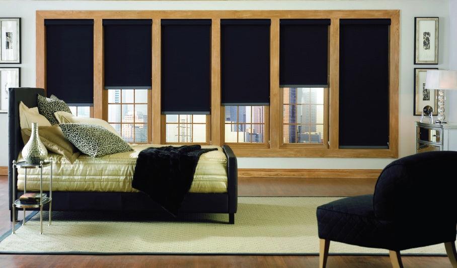 10-36"(Width) 7000 SheerWeave® Series - 7000 Phifer SheerWeave� Series (blackout), Rollease Sierrasol Blackout Shades - Vista