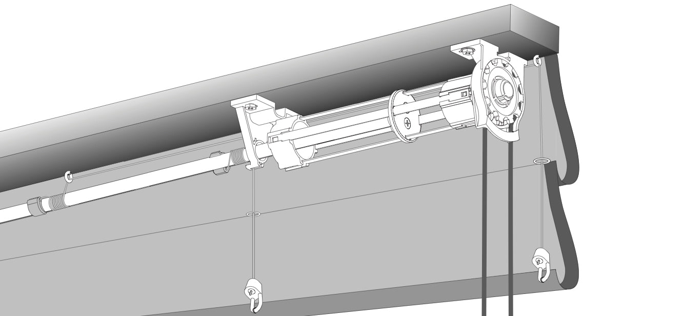 Assembled Rollease Headboard